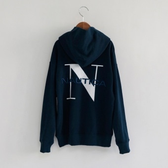 【NAUTICA/ノーティカ】BACK N ロゴ裏毛パーカー