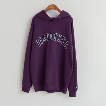 【NAUTICA/ノーティカ】アップリケロゴ裏毛パーカー