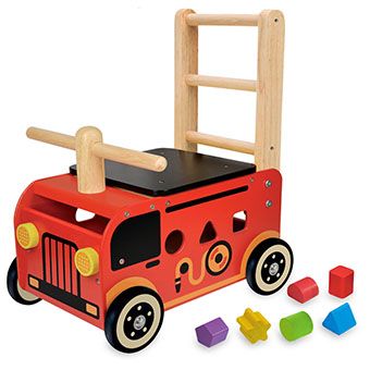 I'mTOY ウォーカーアンドライド 消防車 IM-87480 4536257003847_