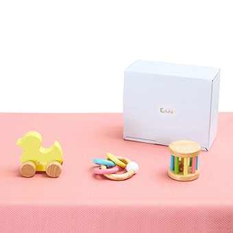 EduteB&K ベビーギフトセット アヒル   ORG-016S 4536257004981_