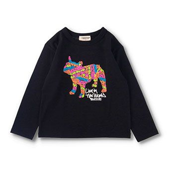 パググラフィック長袖Tシャツ