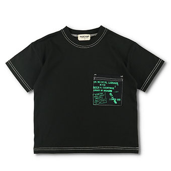 ステッチ配色半袖Tシャツ