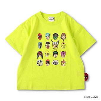 【MARVEL COMICS】キャラクター勢ぞろいTシャツ