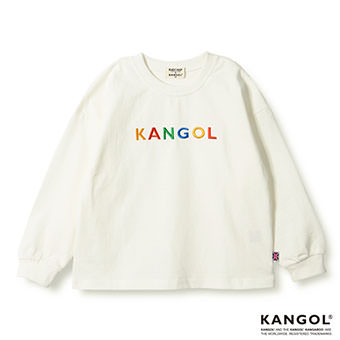 【KANGOL×RADCHAP】ロゴ刺繍長袖Tシャツ