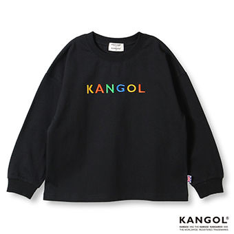 【KANGOL×RADCHAP】ロゴ刺繍長袖Tシャツ