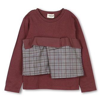 ビスチェ風長袖Tシャツ