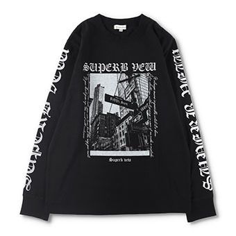 【WEB限定ジュニア】袖口リブ長袖Tシャツ