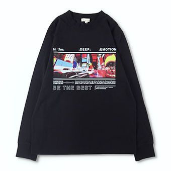 【WEB限定ジュニア】袖口リブ長袖Tシャツ