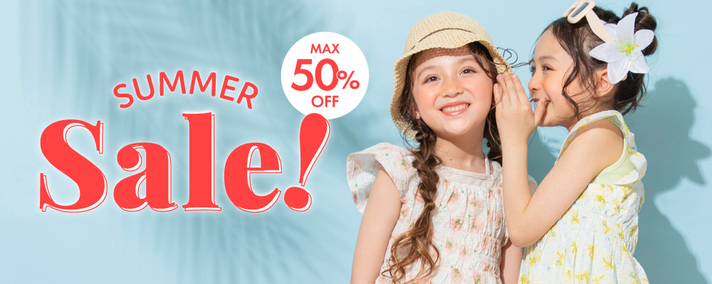 SUMMER Sale! MAX 50% OFF
