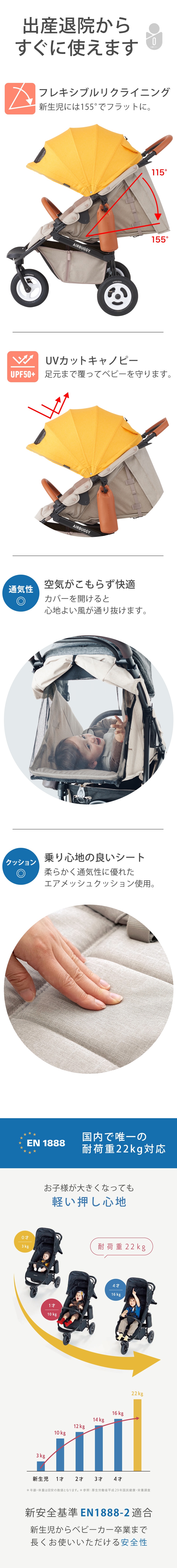 AIRBUGGY/エアバギー 】COCO BRAKE EX FROM BIRTH(ココブレーキ