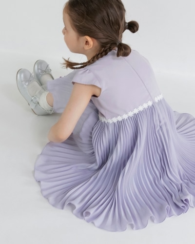 GIRL-SET 01 フォーマル3点セット ラベンダー モデル着用画像