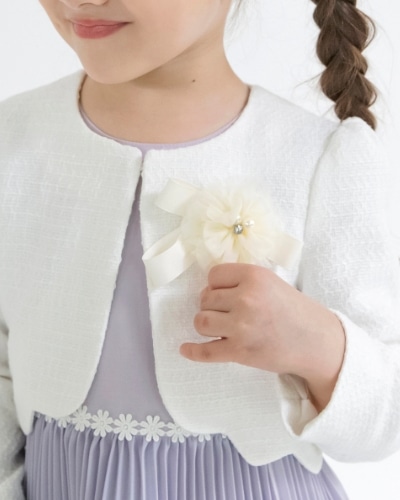 GIRL-SET 01 フォーマル3点セット ラベンダー モデル着用画像