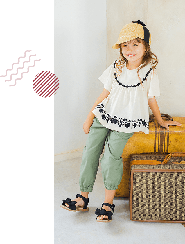 ブランシェスのクロップドパンツ 子ども服 ママの服 ブランシェス 公式オンラインショップ ブランシェスのクロップドパンツ 子ども服 ママの服 ブランシェス 公式オンラインショップ