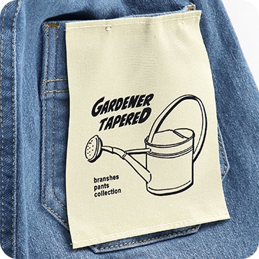 ガーデナーテーパードパンツディテール画像1