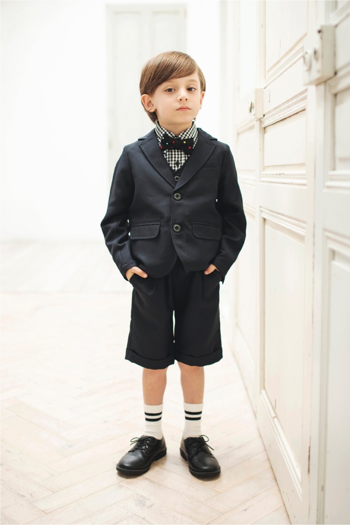 Half Pants×Red Bow Tie
