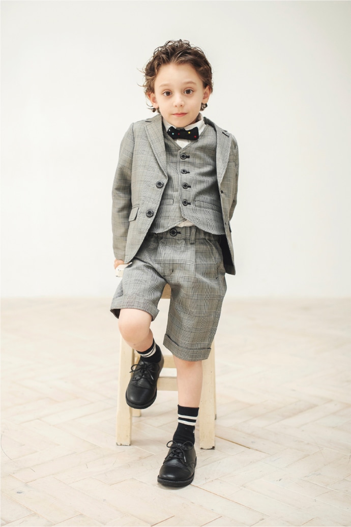 Half Pants×black BowTie